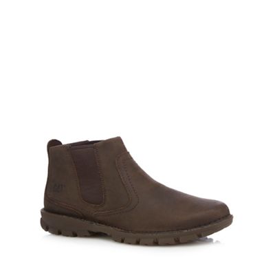 Dark brown 'Hoffman' Chelsea boots
